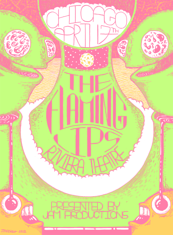 Flaming Lips Poster Screenprint