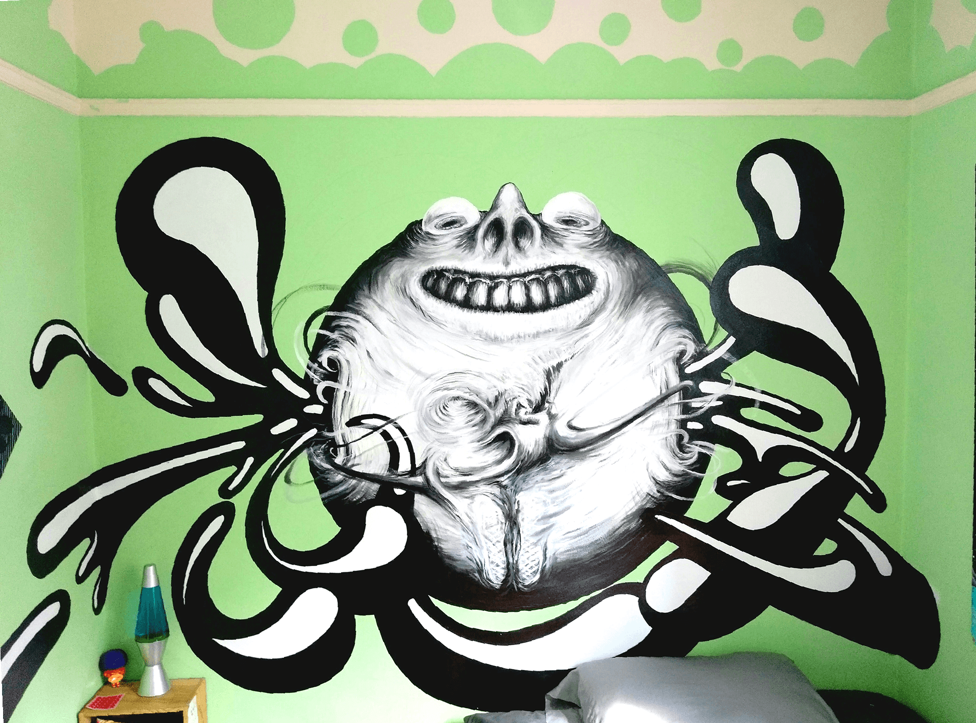 Bedroom Bubble Mural