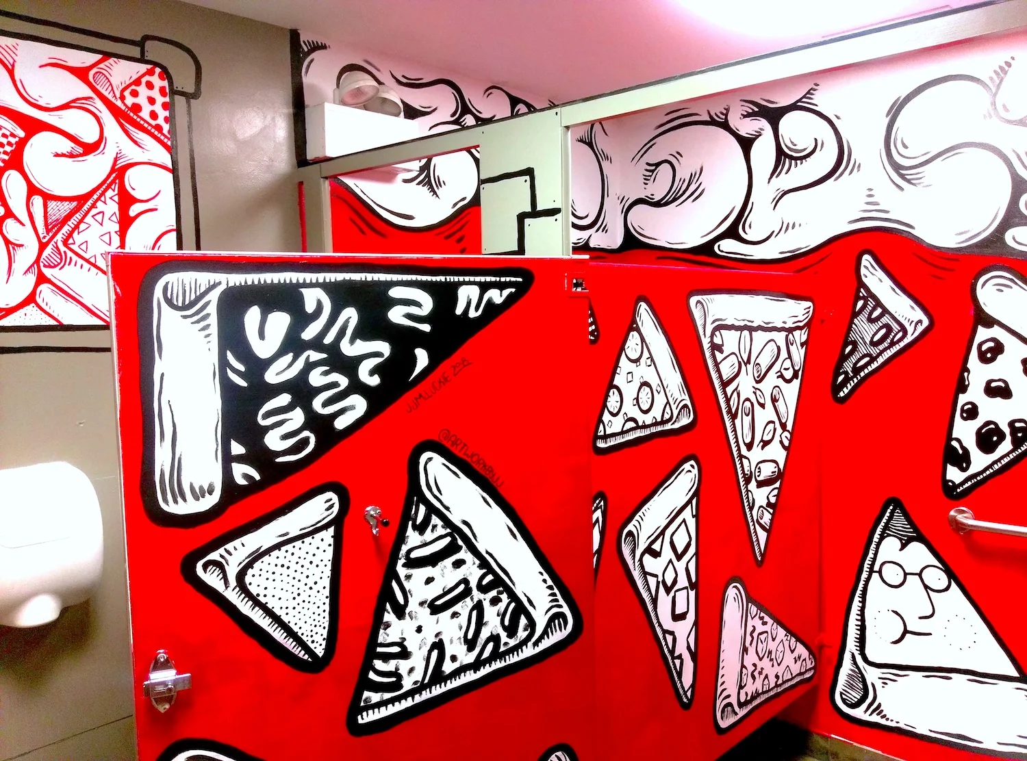 Dimo's Pizza Women's Restroom