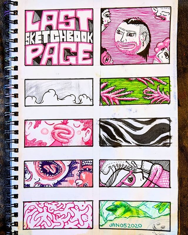 My entire sketchbook from 05/27/18-01/05/20
Some of my favorite drawings I've done end up being in my sketchbooks and it feels so good to see all this one has been through and what I've learned from it
.
.
.
.
#jjmcluckie #sketchbook #sketch #qeerart