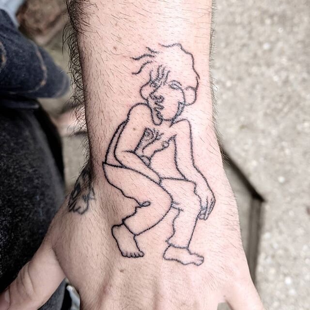 Relax #handpoke
Study of Lo Cole's illustration for the Welcome to the Pleasuredome album cover from 1984
Once social isolation ends, I'll be getting started on people's handpoke commissions, email me at mclujohn@gmail.com to book any flash or appoin