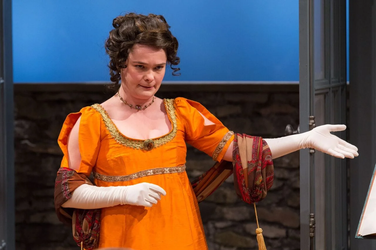 Charlotte Northeast as Lady Croom in Arcadia , directed by Kathryn at Lantern Theater Company (2014). Photo by Mark Garvin. "KC has an incredible ability to connect with me as an actor - she listens and tries to find the best way to convey to me what I need to do to improve the scene, the line, the intention. Each time we work together, it feels like her approach is unique to me - that she senses what I as an actor needs individually and gives me support and guidance in the way that feels specifically tailored to what is needed in that moment. She's an actor's director." - Charlotte Northeast