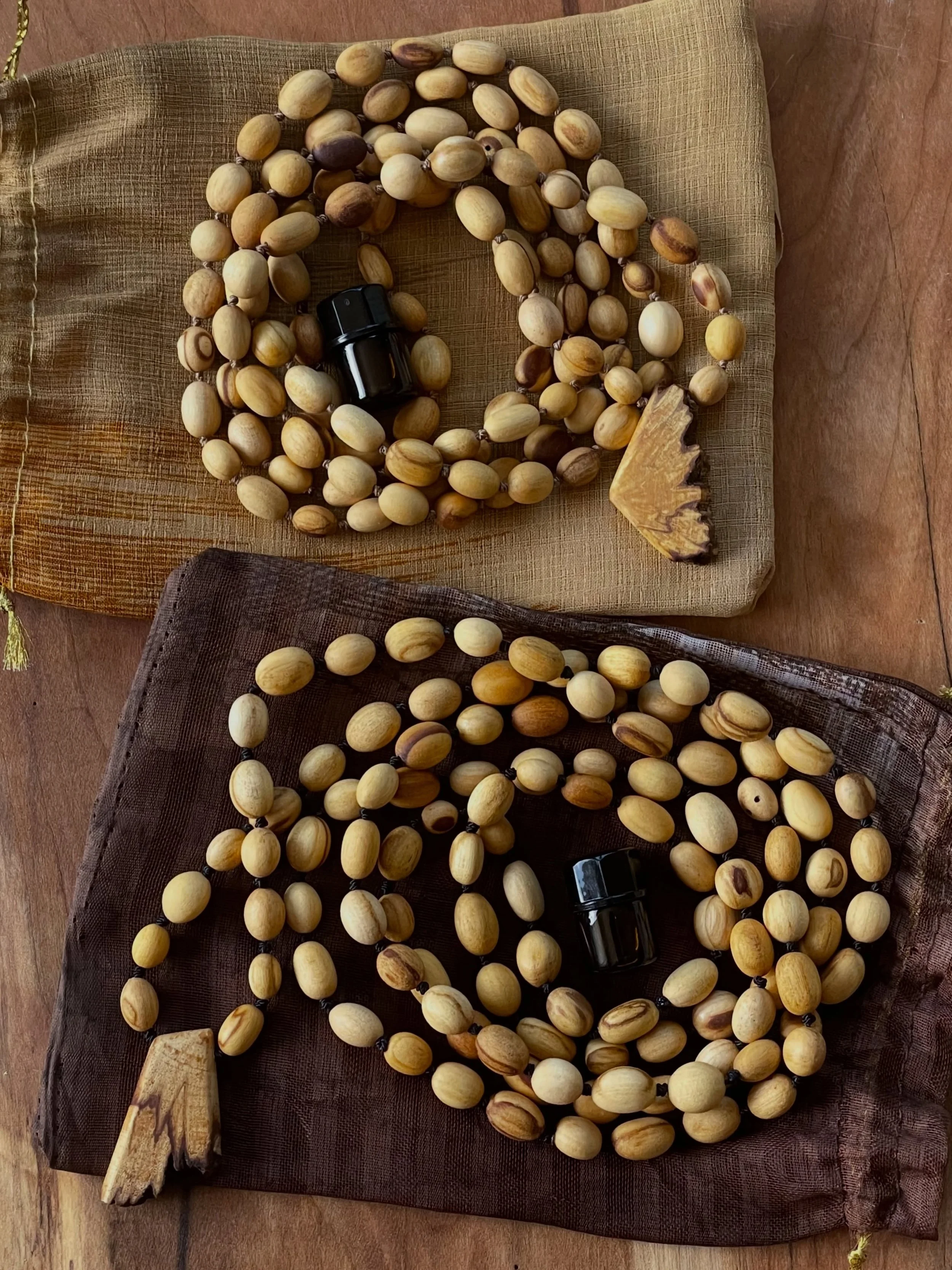 Custom Order Palo Santo Malas
sent to their new homes! 📿✨📿

::: ::: ::: ::: ::: ::: ::: ::: ::: ::: ::: :::

Handcrafted Palo Santo wood beads
+ a Palo Santo bindu

Strung + knotted by hand
+ Made with Love 💖

::: ::: ::: ::: ::: ::: ::: ::: ::: :