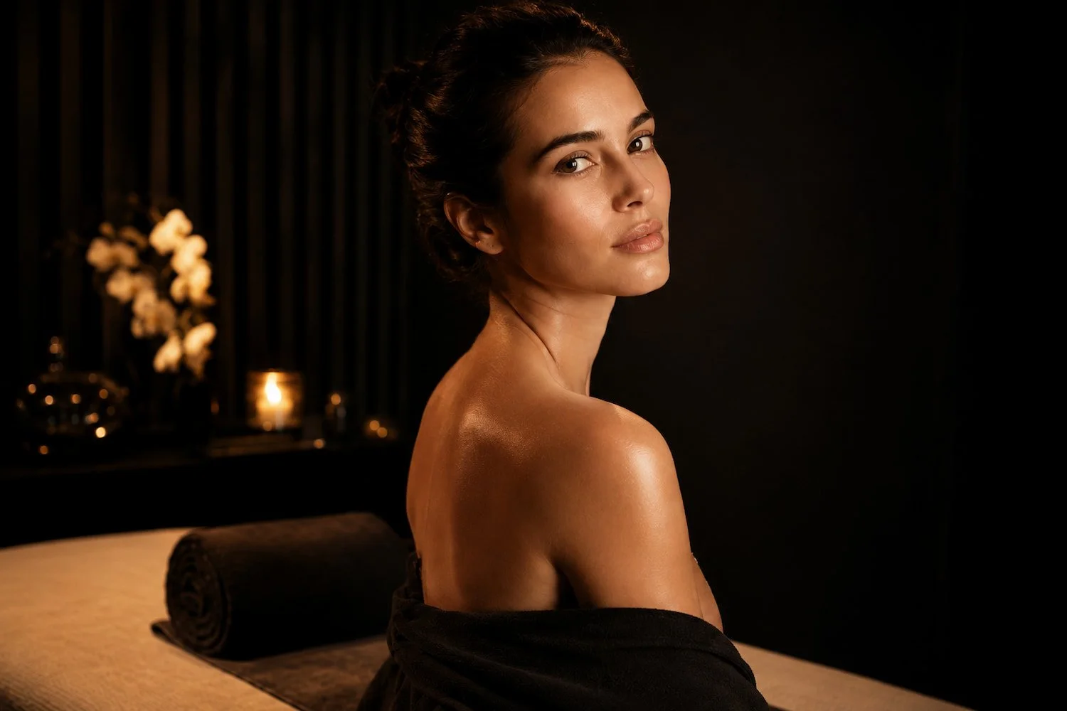 Glowing, smooth skin after a dermaplane facial at a San Diego skin studio