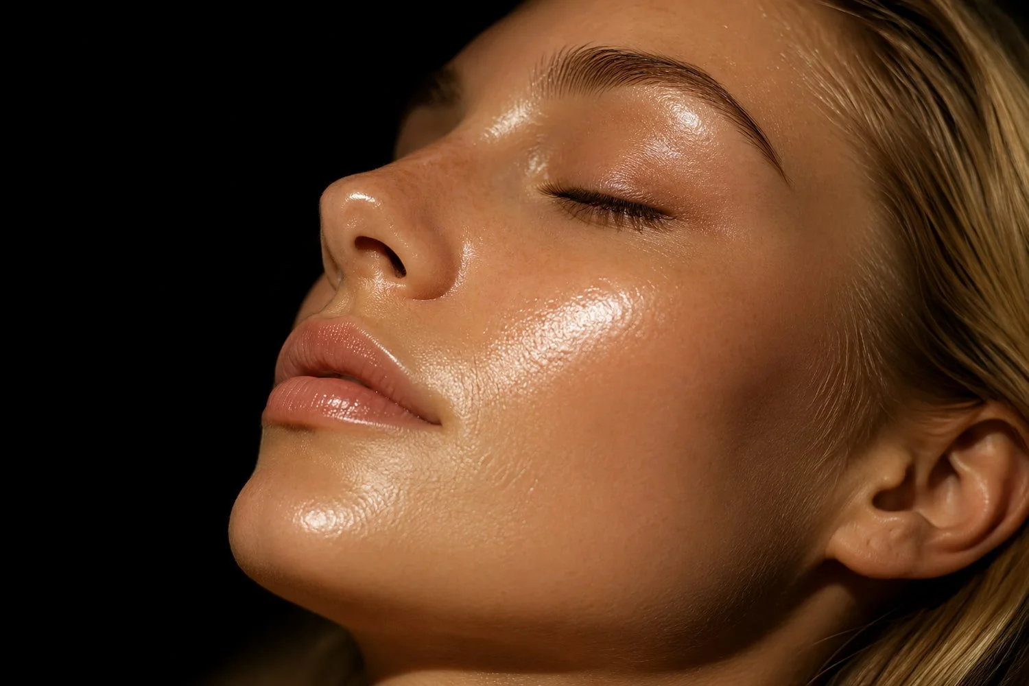 Bright, even, glowing skin after a Korean oxygen facial with advanced brightening in San Diego