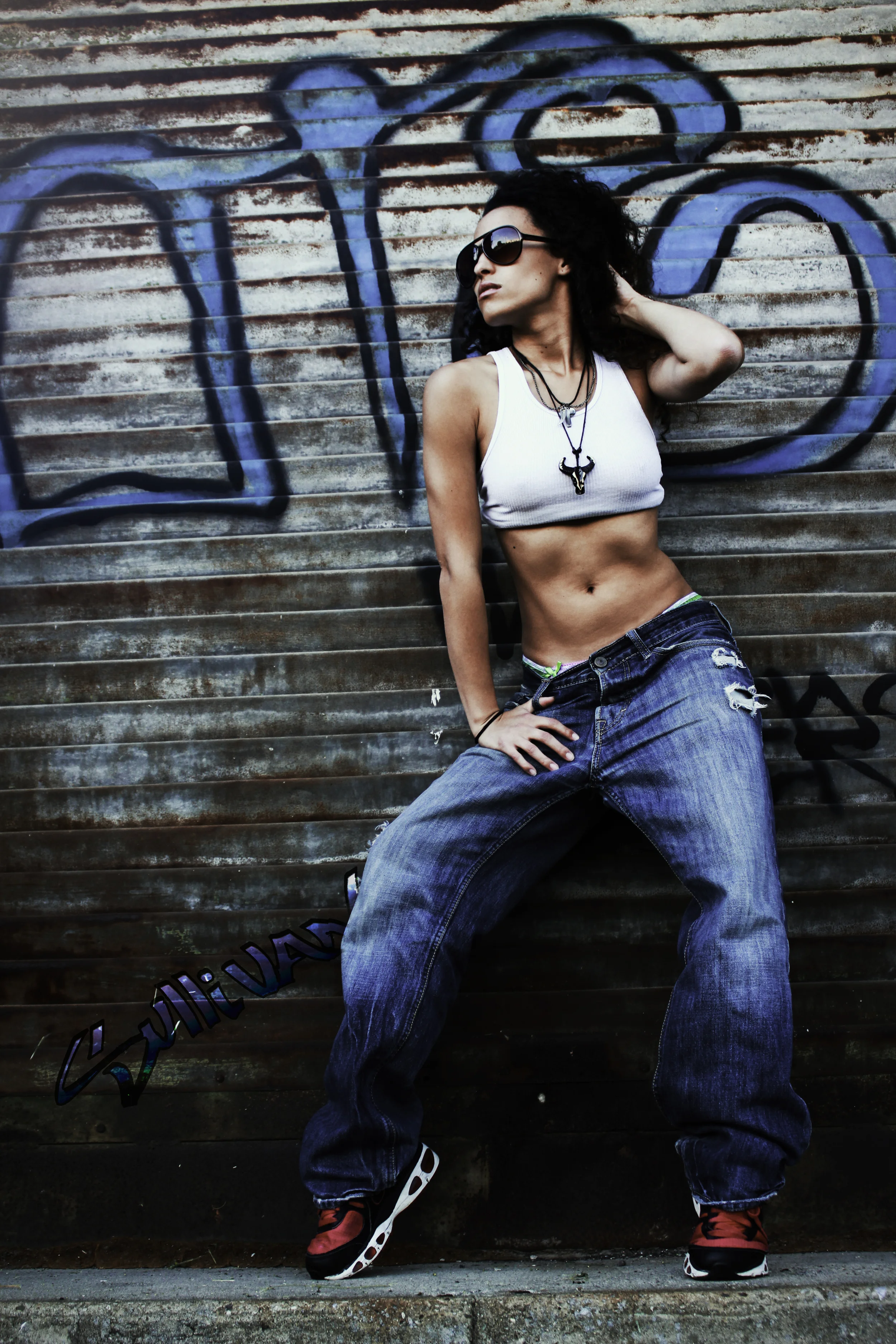  "I would find her in some of the most unlikely of places, bringing beauty to a place where you wouldn't expect to find it."  Model: Monique Hamilton Photographer:&nbsp; Brian Sullivan  Quote and picture Copyright © Brian Sullivan 2015 