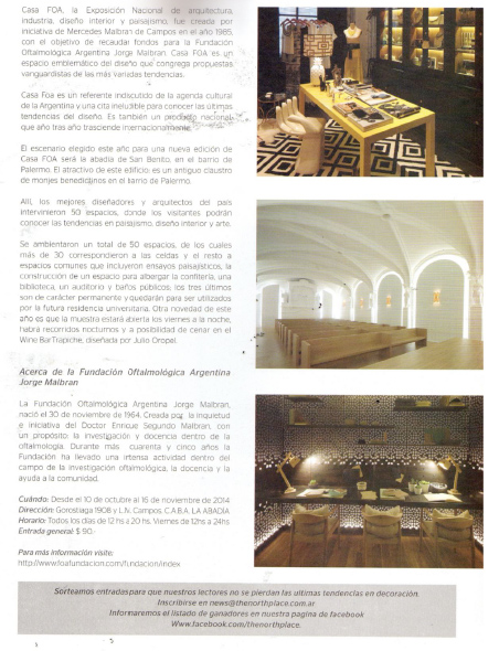 FOA 2014 - The North Place