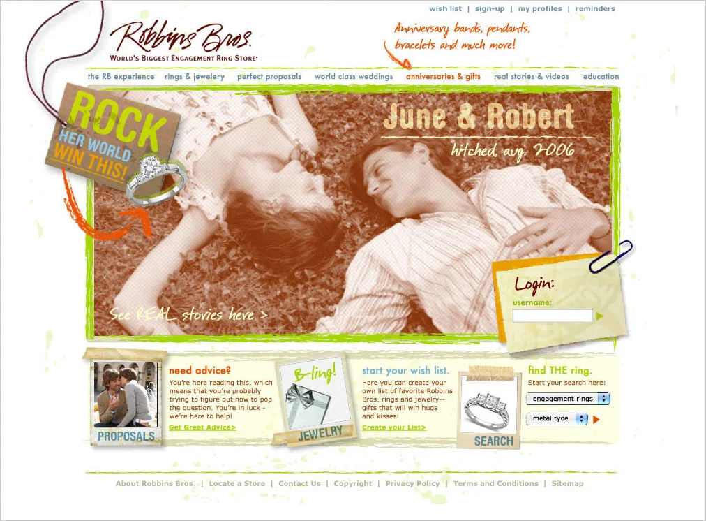 Robbin Brothers Web Site Redesign