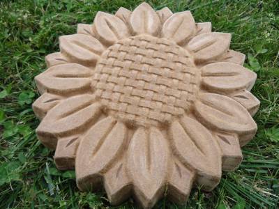 Sunflower stepping stone molds