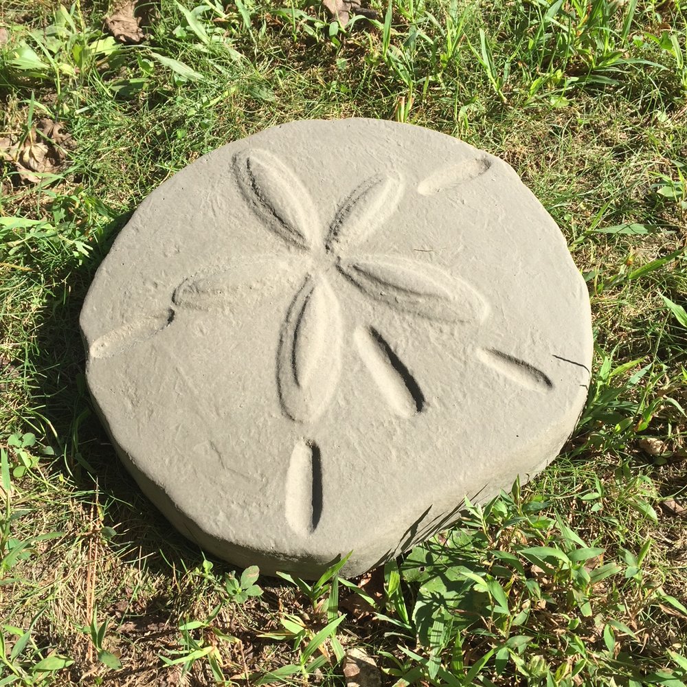 Sand dollar stepping stone molds for sale.