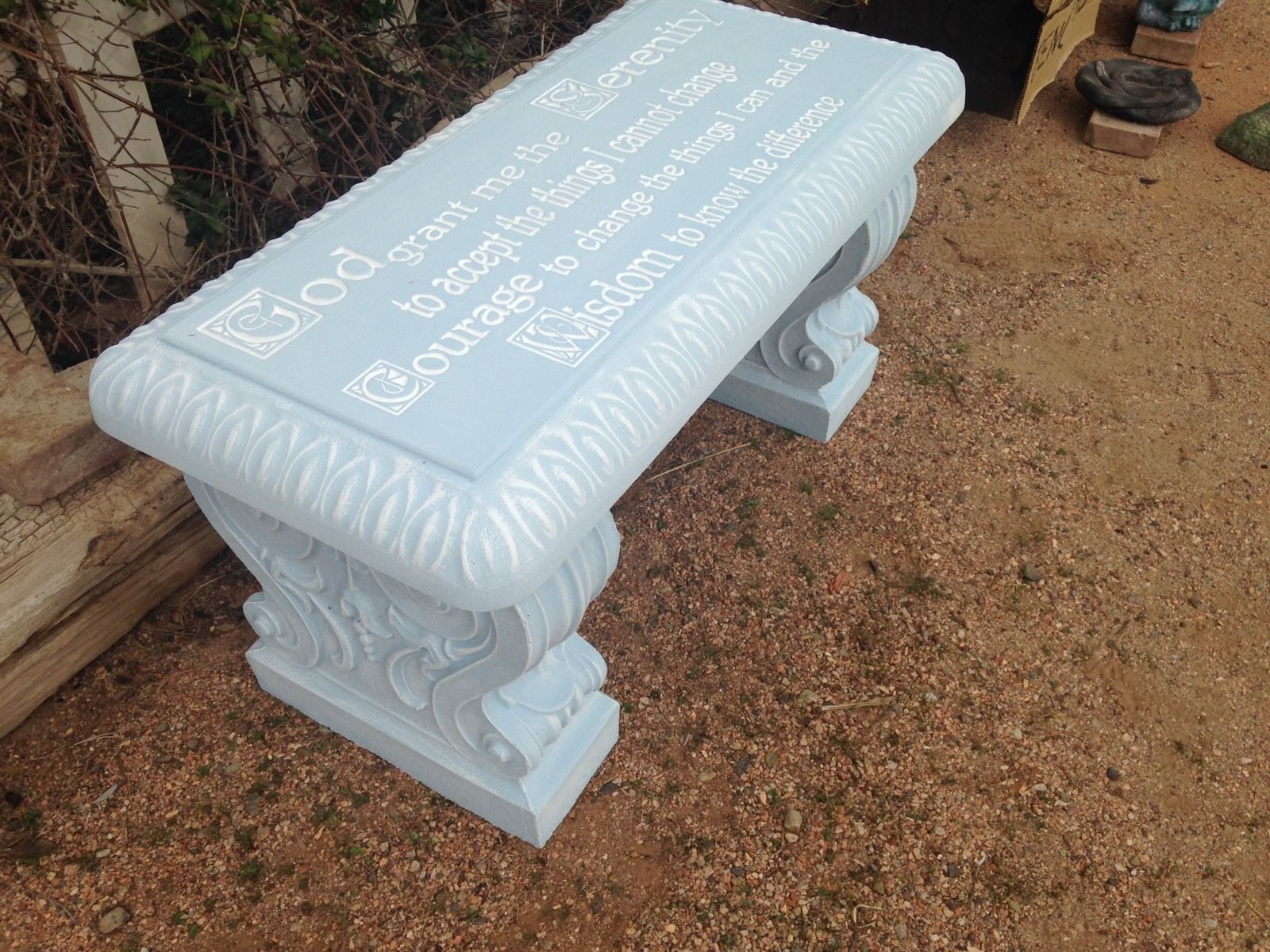 Serenity Concrete Bench