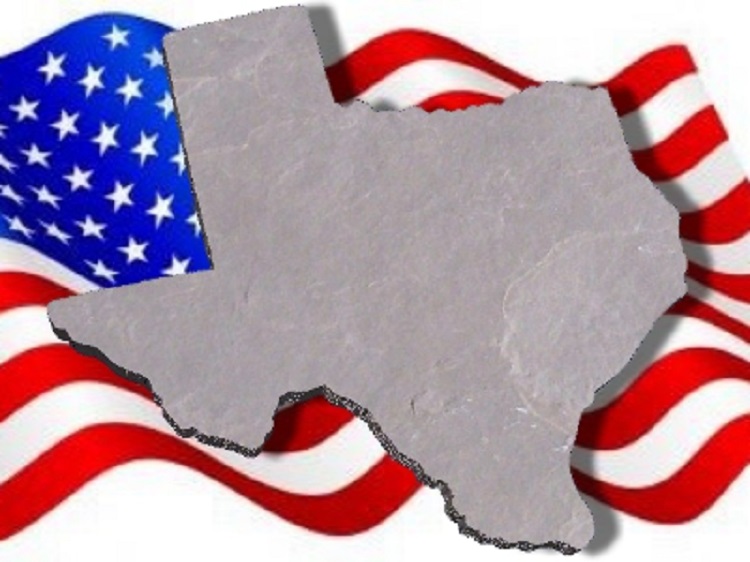 State of Texas Plain Concrete Stepping Stone Mold