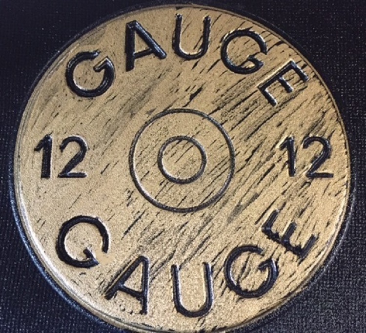 12 Gauge stepping stone mold.