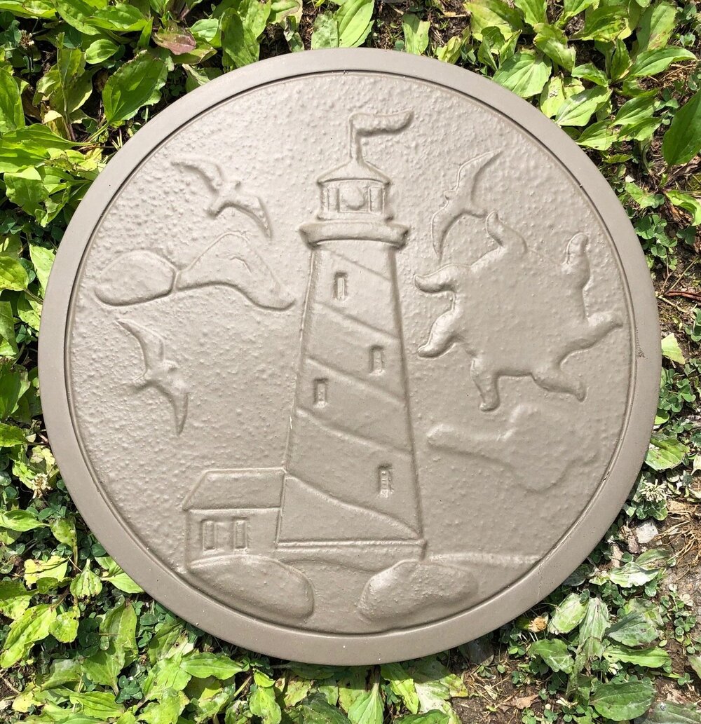Large Light house Stepping Stone Mold measures 16 large stepping stones