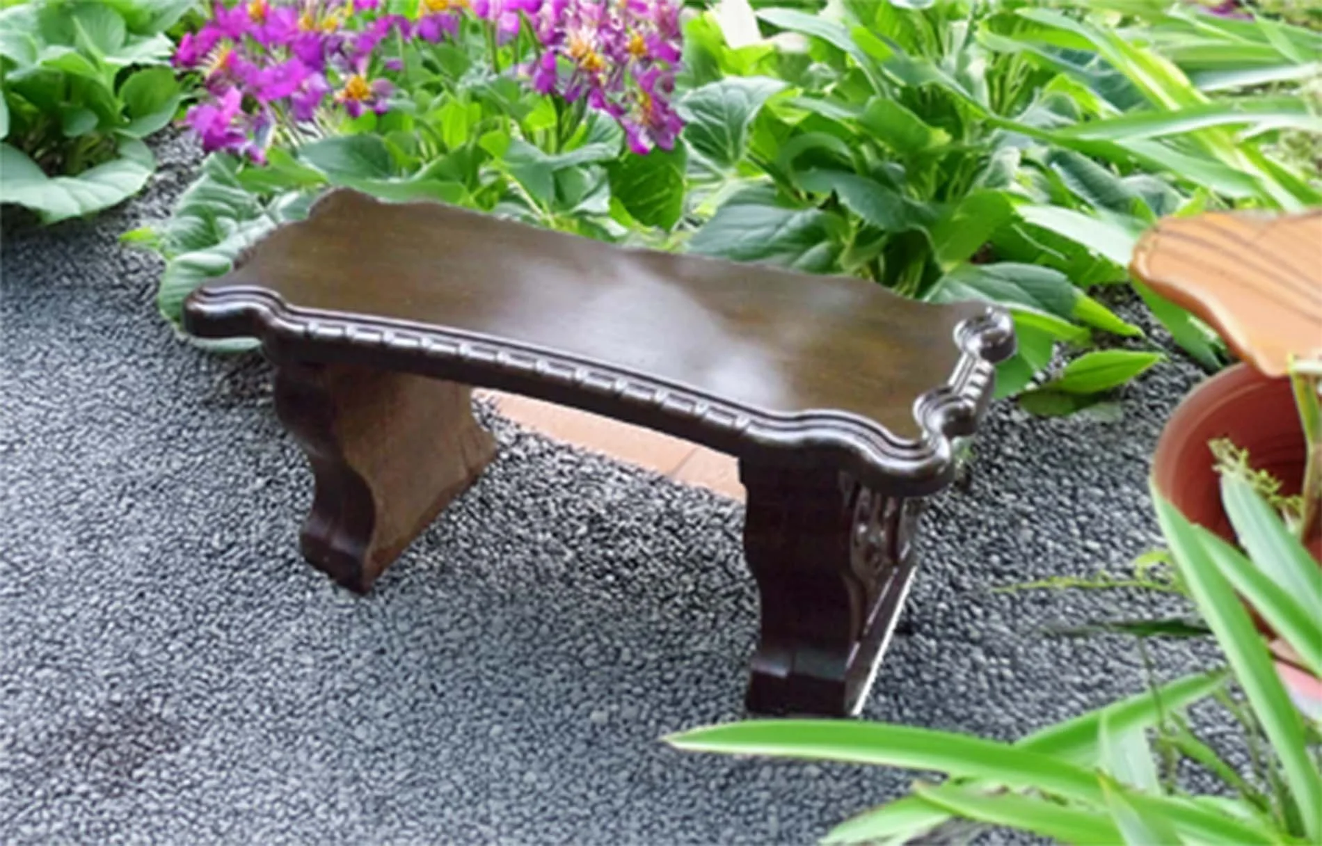 fancy scroll bench top mold