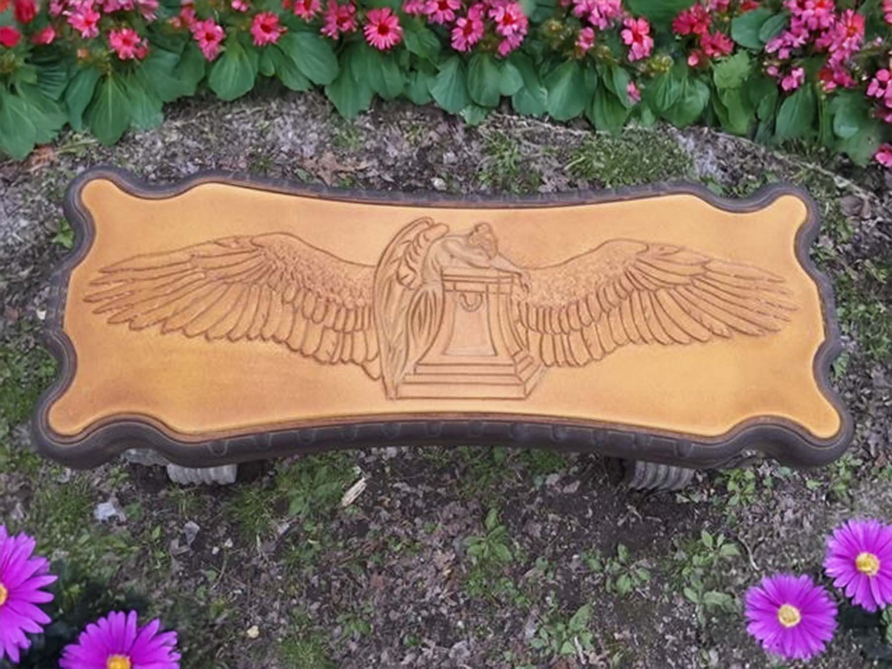 Make your own concrete benches using this mold.