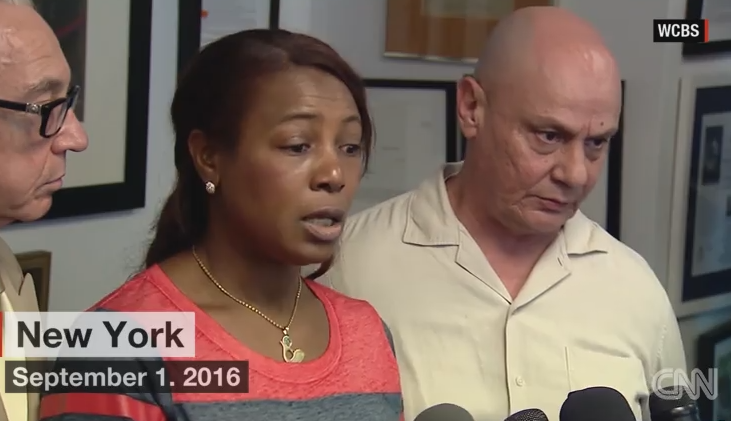 Woman at airport: That's not my son