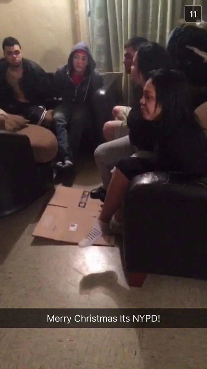 NYPD suspends cop who allegedly posted Snapchat of handcuffed family
