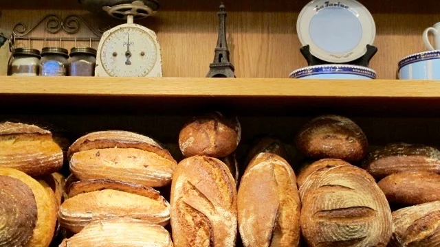 A few of La Farine's breads
