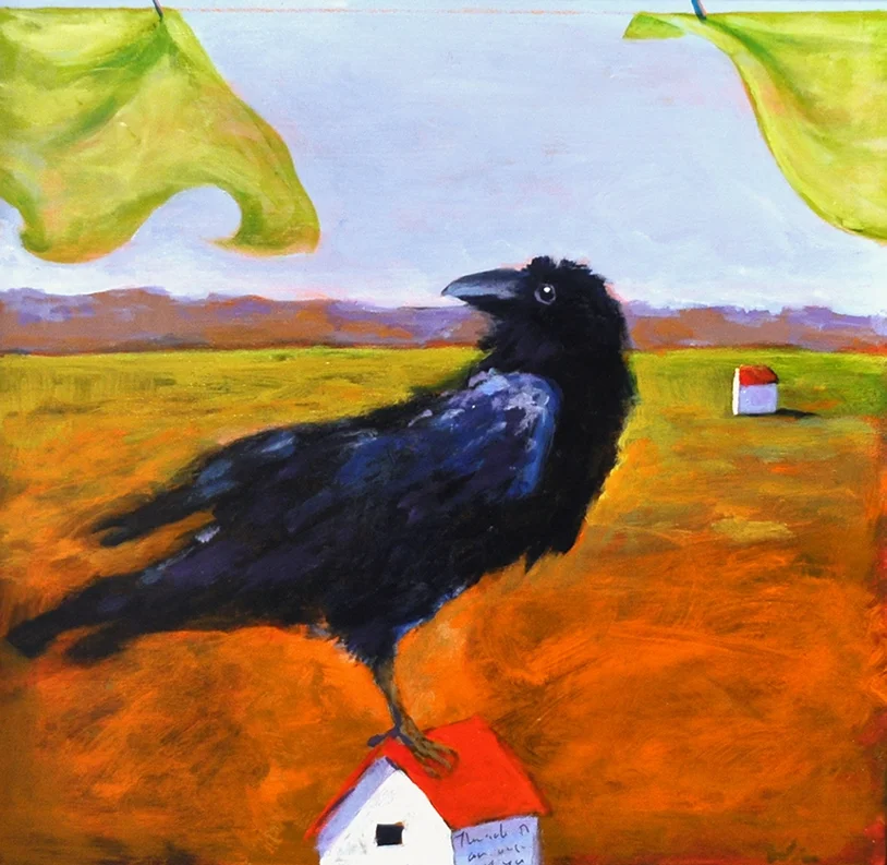 Whispers in the Wind , 2015 Acrylic on canvas 11 x 11 inche