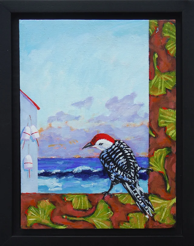 Blustery Day, 2016 Acrylic on canvas 12 x 14 inches