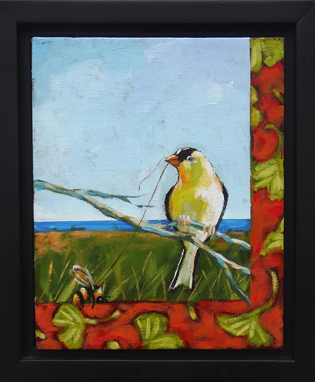 Tethered , 2016 Acrylic on canvas 10 x 12 inches