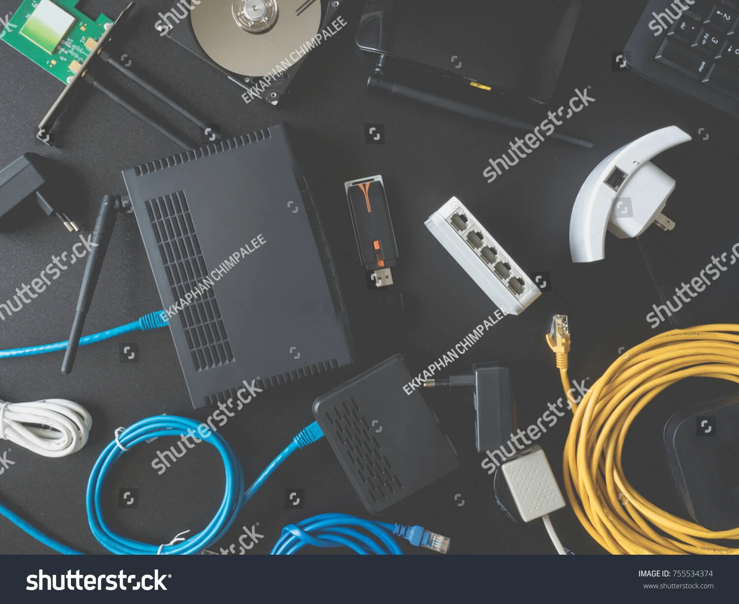 stock-photo-top-view-of-computer-network-devices-concept-with-hub-switch-router-modem-wireless-repeater-755534374.jpg