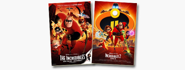 Episódio #139 – The Incredibles - Os Super Heróis (2004) / The Incredibles 2: Os Super-Heróis (2018) episode artwork