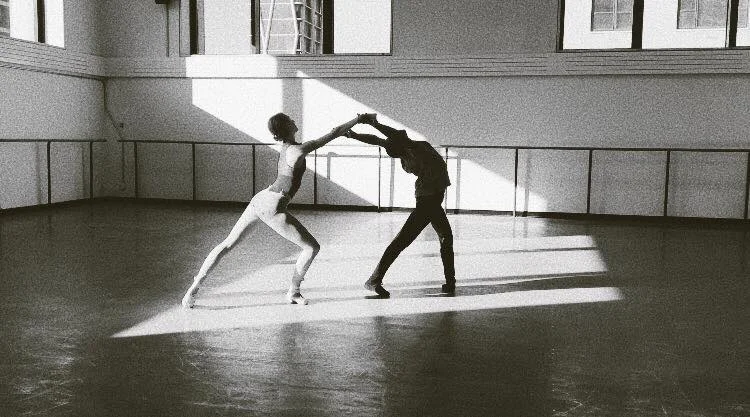 Christina Clark and Kennard Henson of NYCB in rehearsal for Composer’s Holiday