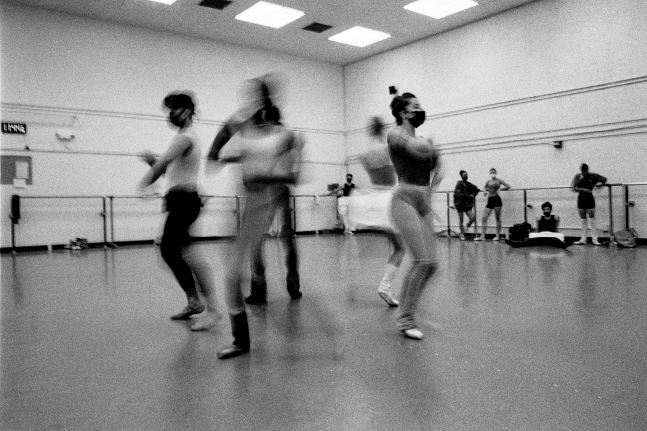  Dancers of the New York City Ballet rehearsing  Play Time //  by Brock Stillmunks 