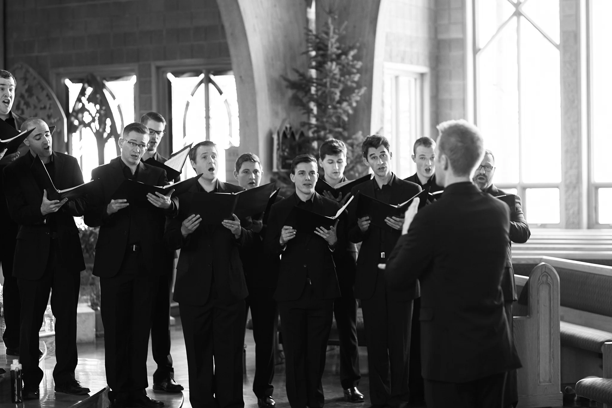Rehearsing at St. Mary of the Assumption Catholic Church, Park City, UT.