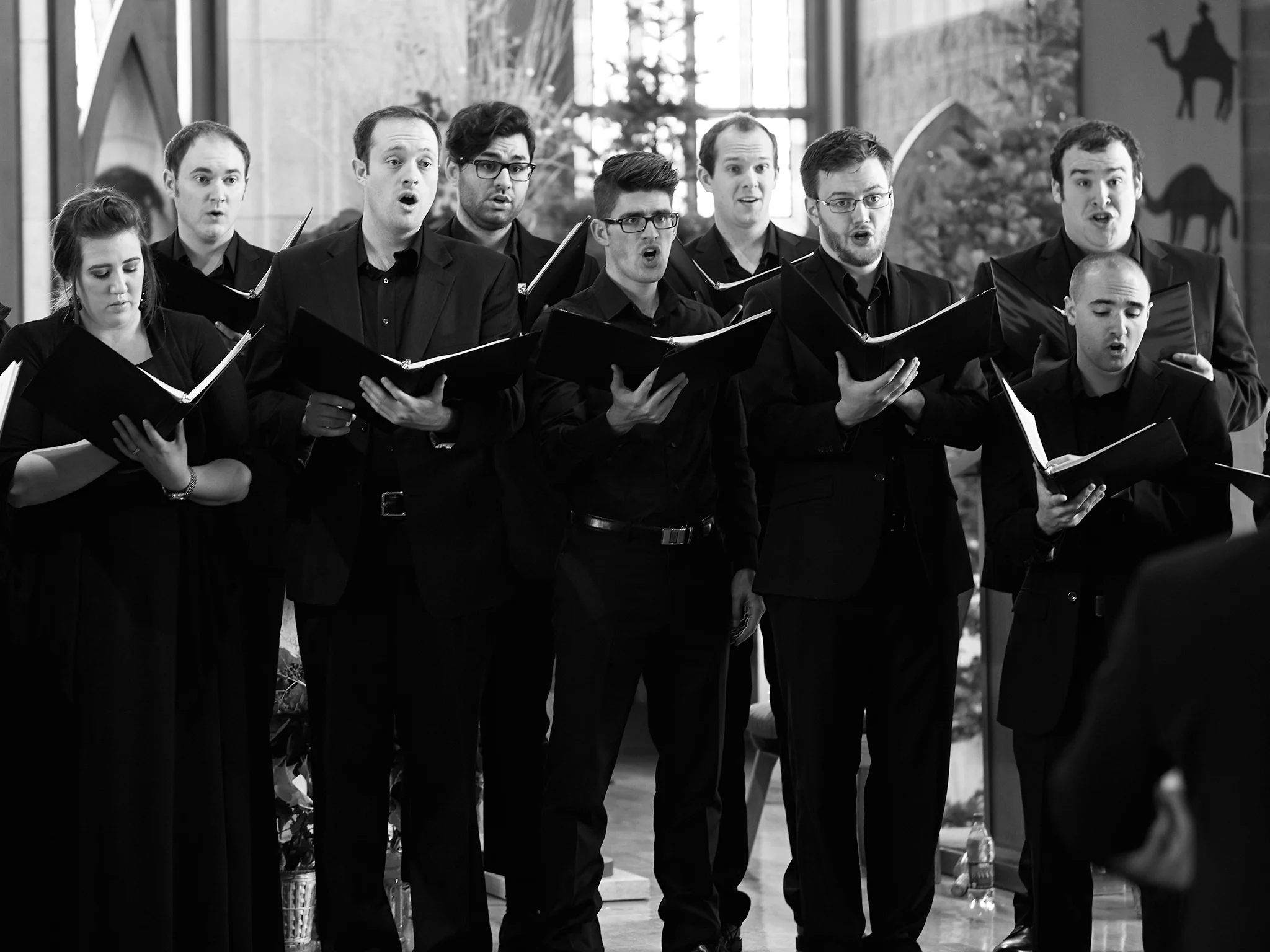 Rehearsing at St. Mary of the Assumption Catholic Church, Park City, UT.