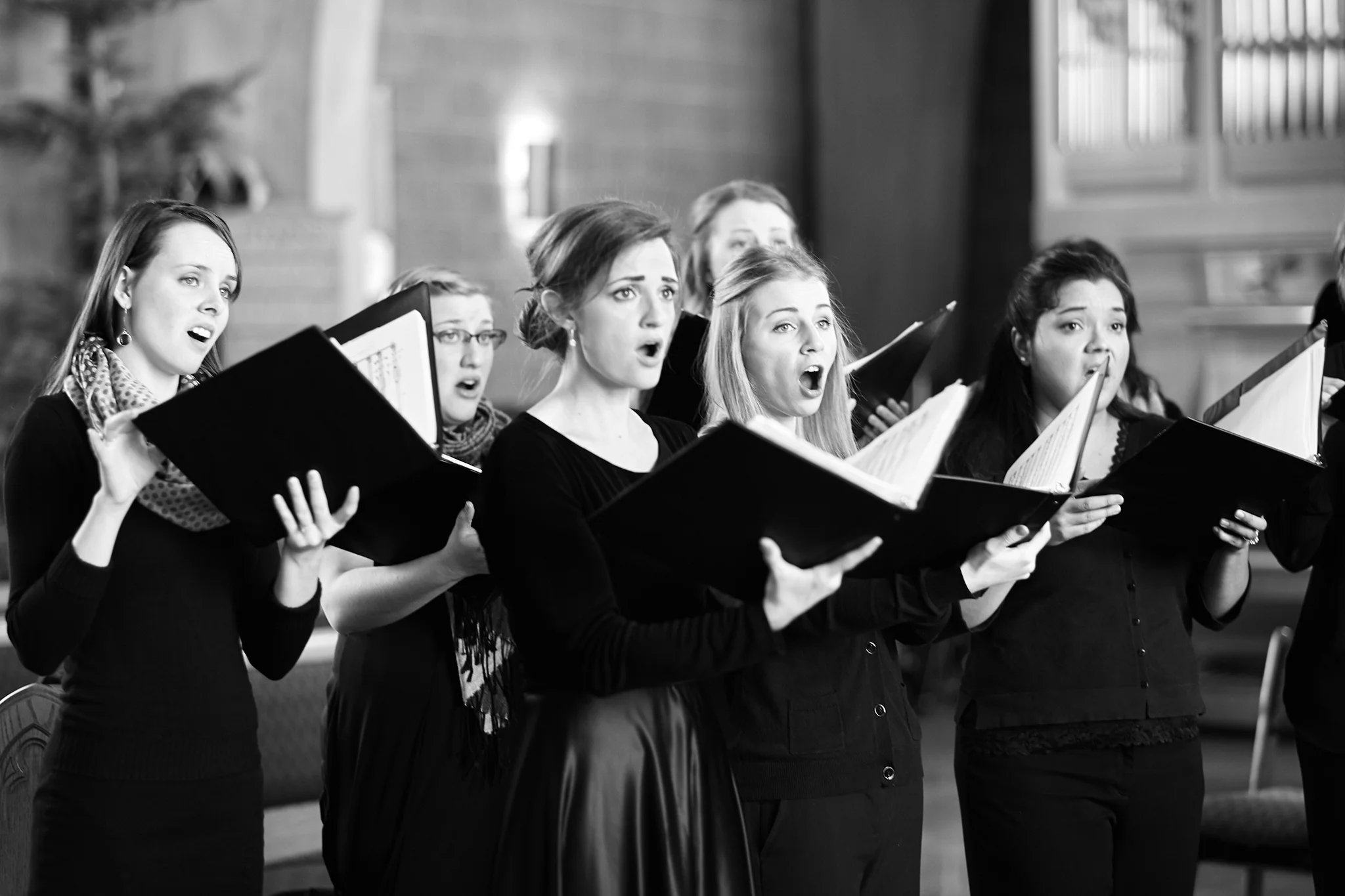 Rehearsing at St. Mary of the Assumption Catholic Church, Park City, UT.