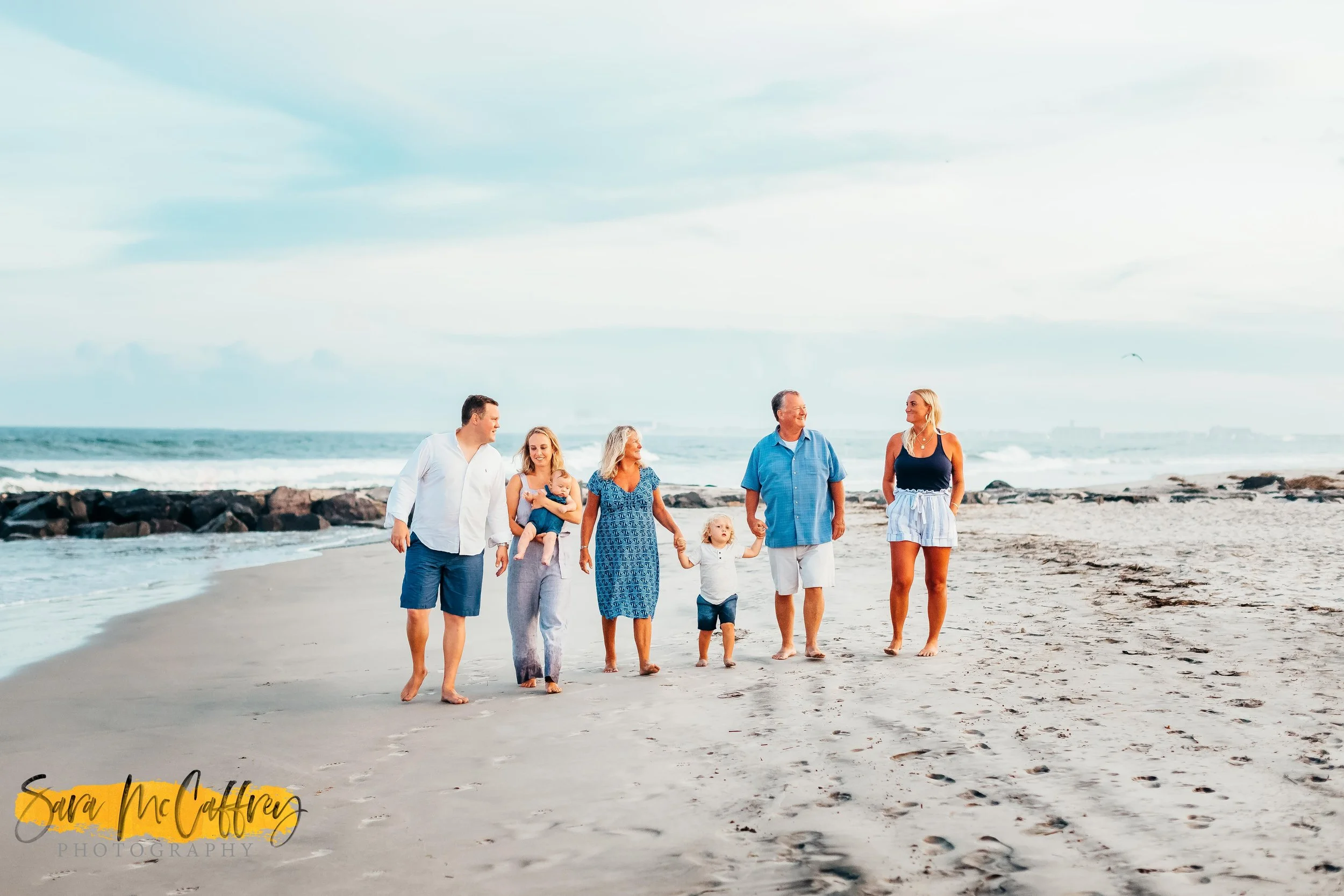Extended Family Session | Stone Harbor NJ Beach Family Photographer