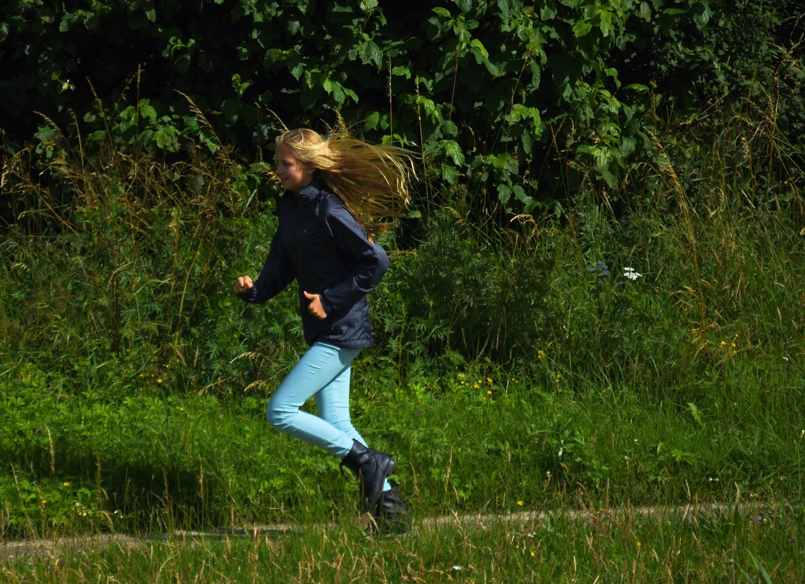 A Sunday Afternoon at the Kiel Canal in Germany