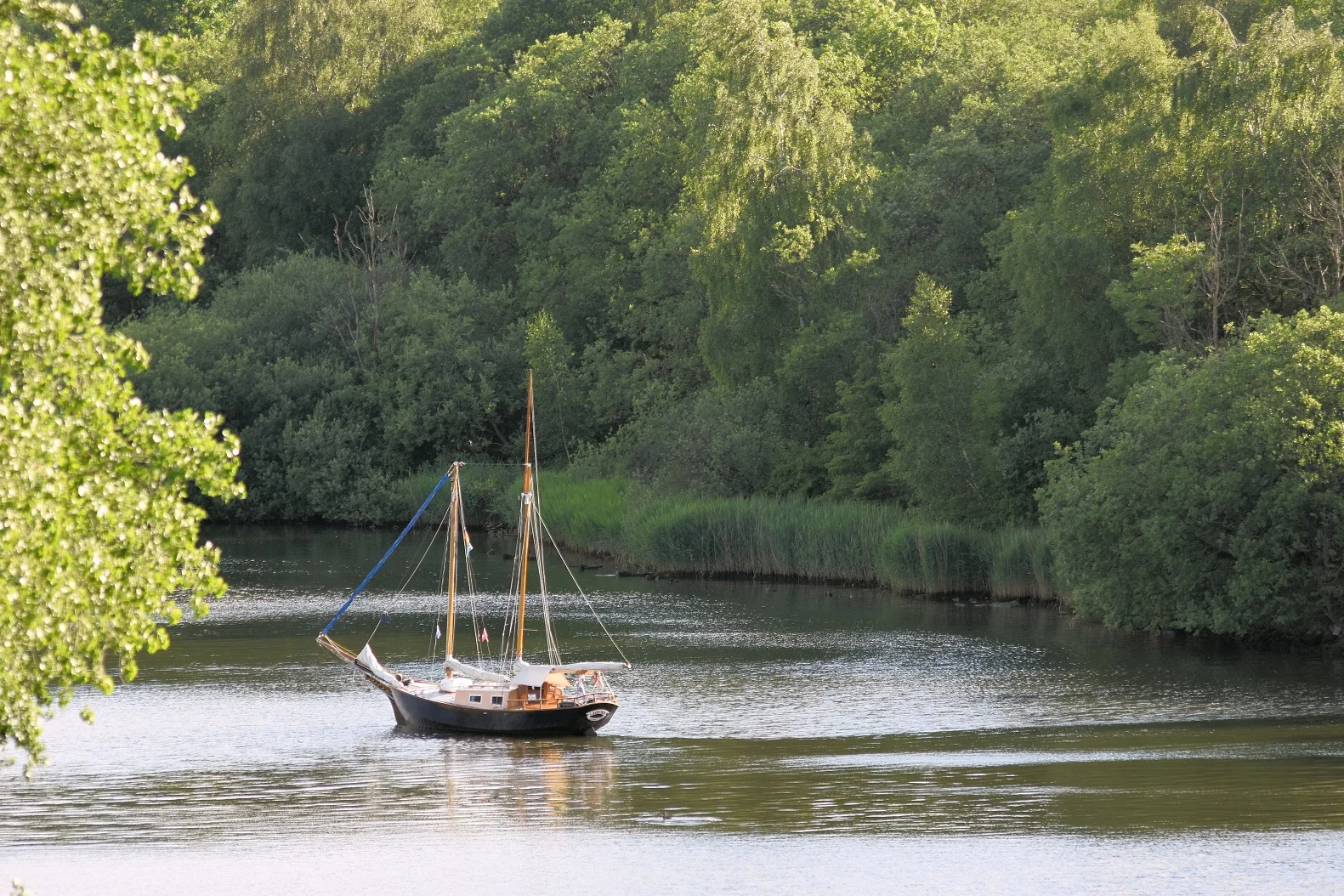 A Sunday Afternoon at the Kiel Canal in Germany