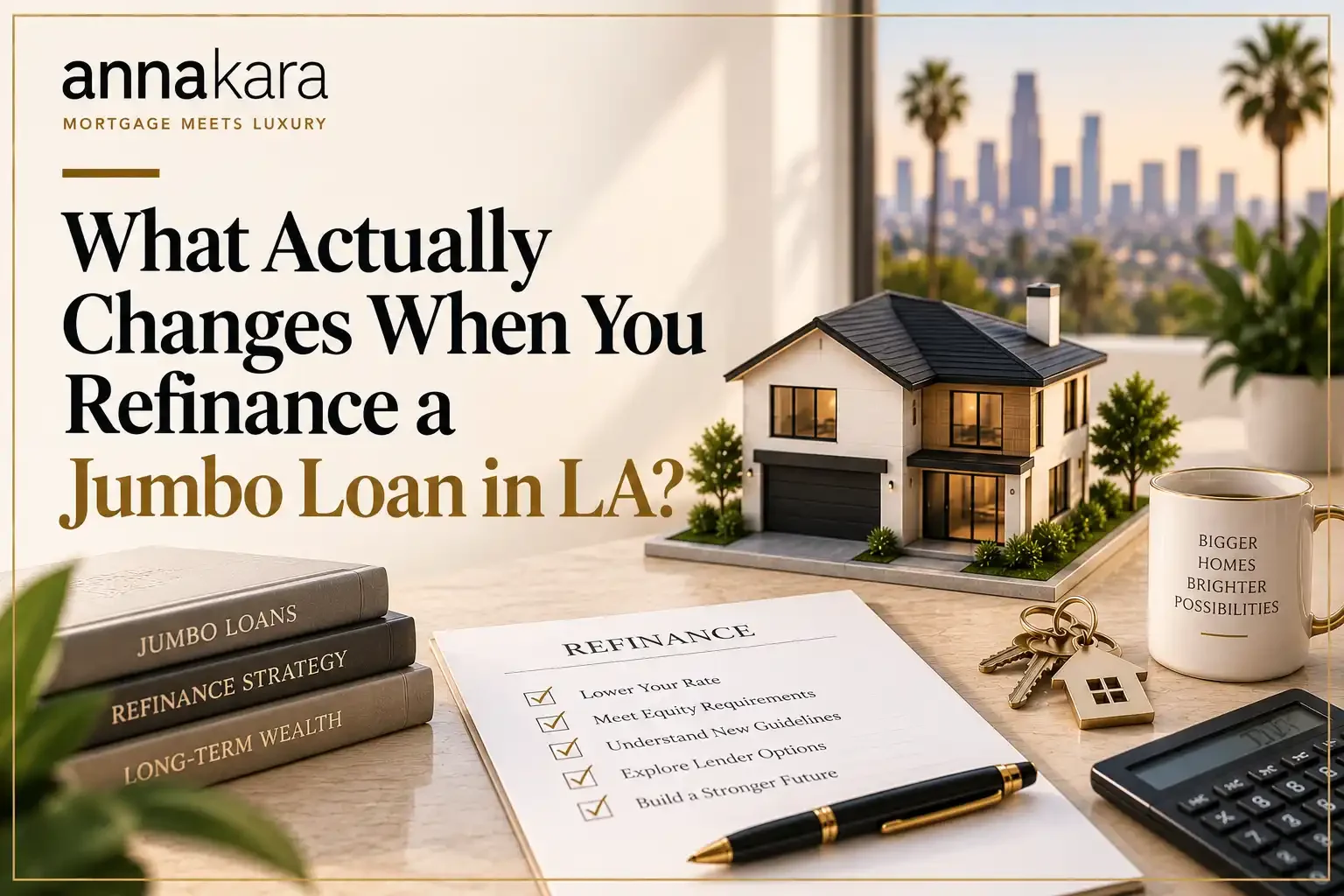 What Actually Changes When You Refinance a Jumbo Loan in Los Angeles