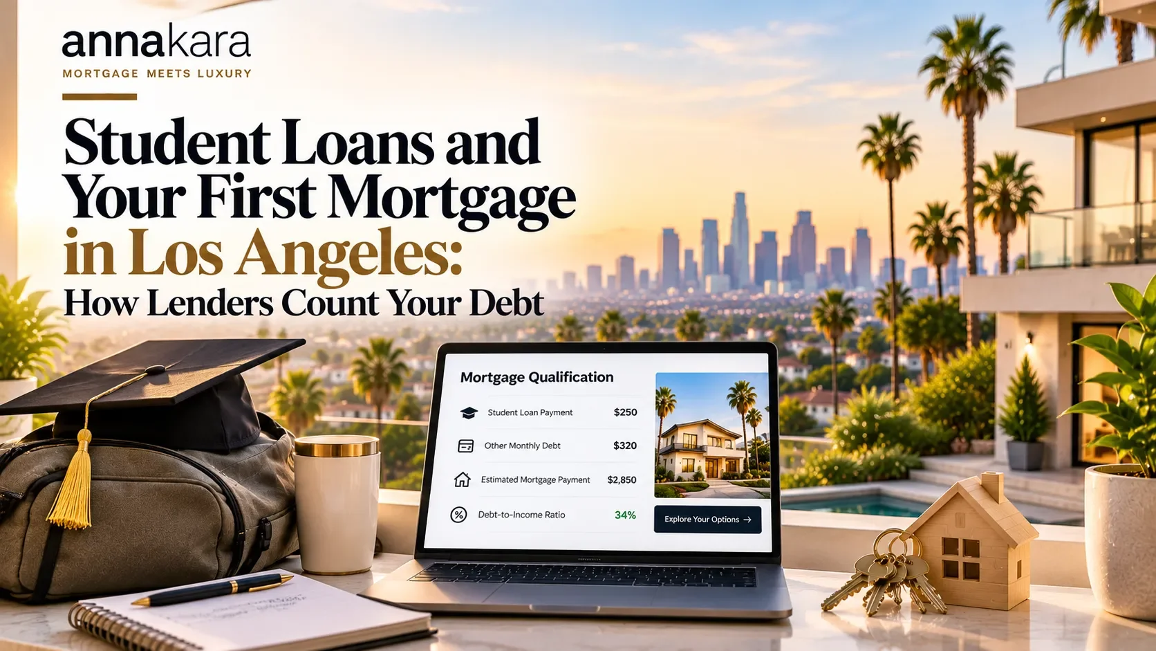 Student Loans and Your First Mortgage in Los Angeles: How Lenders Count Your Debt