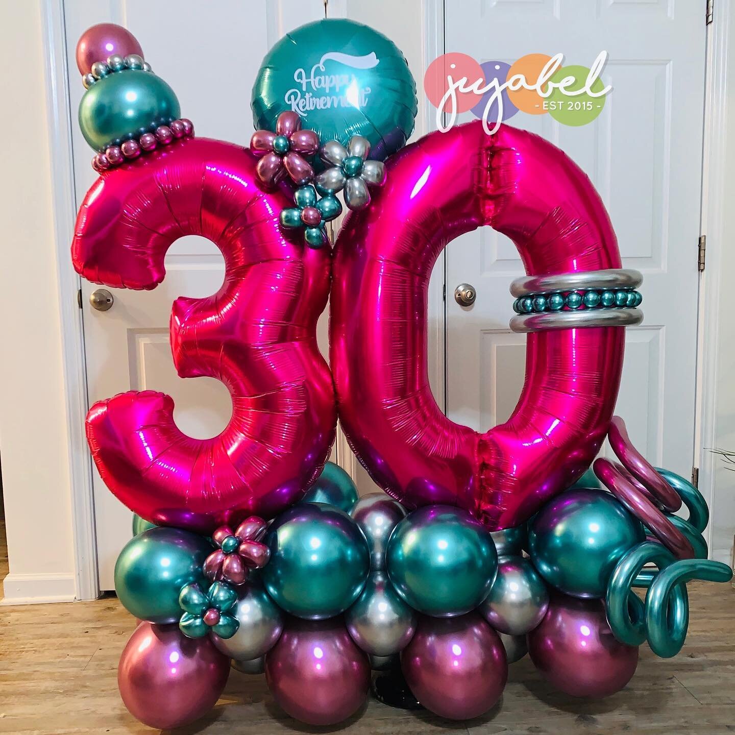 Last week this young lady celebrated her retirement after 30 years with the Department of Health and Human Services with a drive through celebration! Congrats on you&rsquo;re retirement ❤️

#balloons #balloondecor #balloonmarquee #balloonbouquet #ncb
