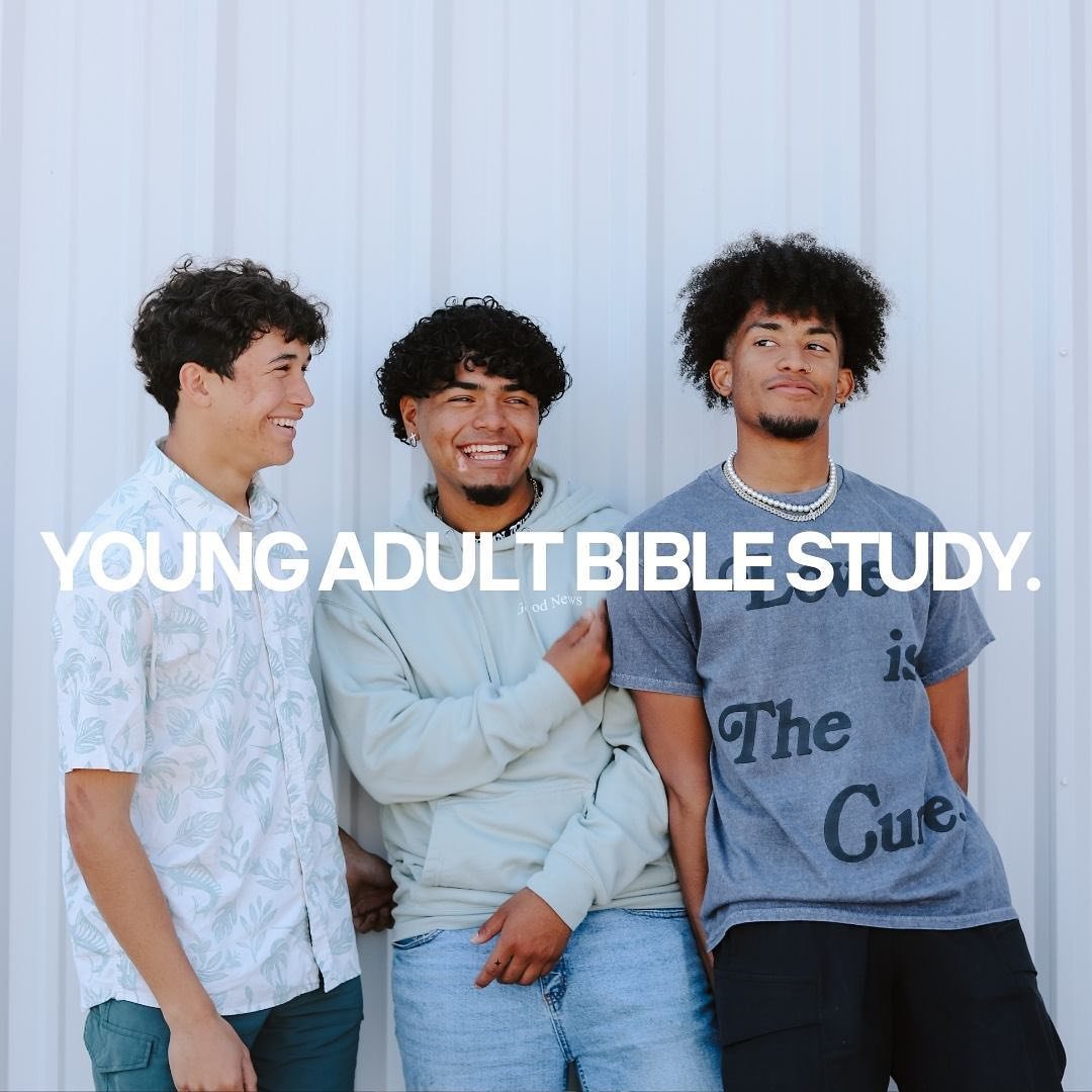 Hey YA 👋🏼

We have something special for you! 
Join us this Friday as we kick off our Young Adults Bible Study. 

Ages 18-30 are welcome 👏🏼

See you at 6:30pm in the church office!