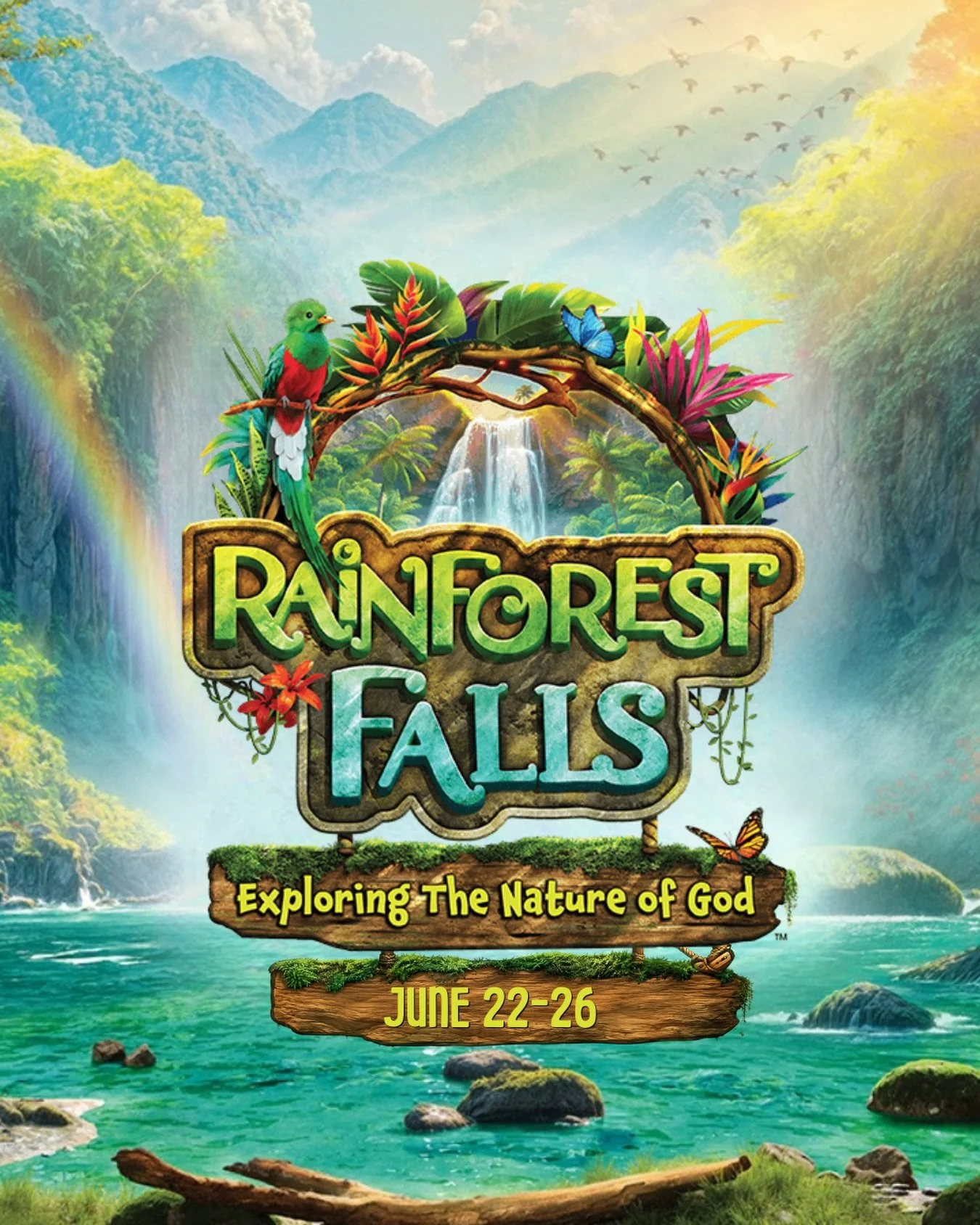 HEY CHURCH!! VBS is coming up and we are all excited!
We need you to scan a QR code so stay tuned and keep your eye out for that but this is your reminder to be ready, be excited, and be prepared because this is going to be a good one!! 🙌🦜🌧️