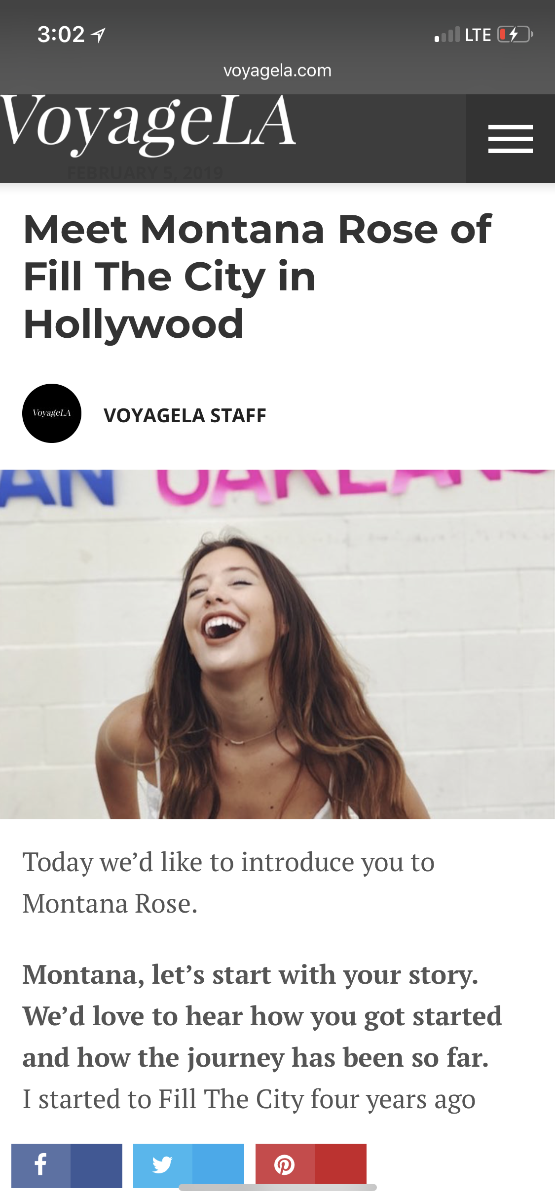  Interview by Voyage LA 
