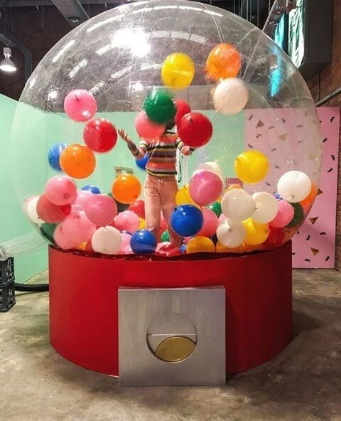 🍬WE GOTTA LOTTA BALLS 🍬⁠
⁠
&gt;&gt;&gt;Gumballs that is. This gum-ball activation is sure to bring out the kid in anyone. Jump around, forget about adulting &amp; try to catch the &quot;candy&quot; with the winning prize that your brand has perfect