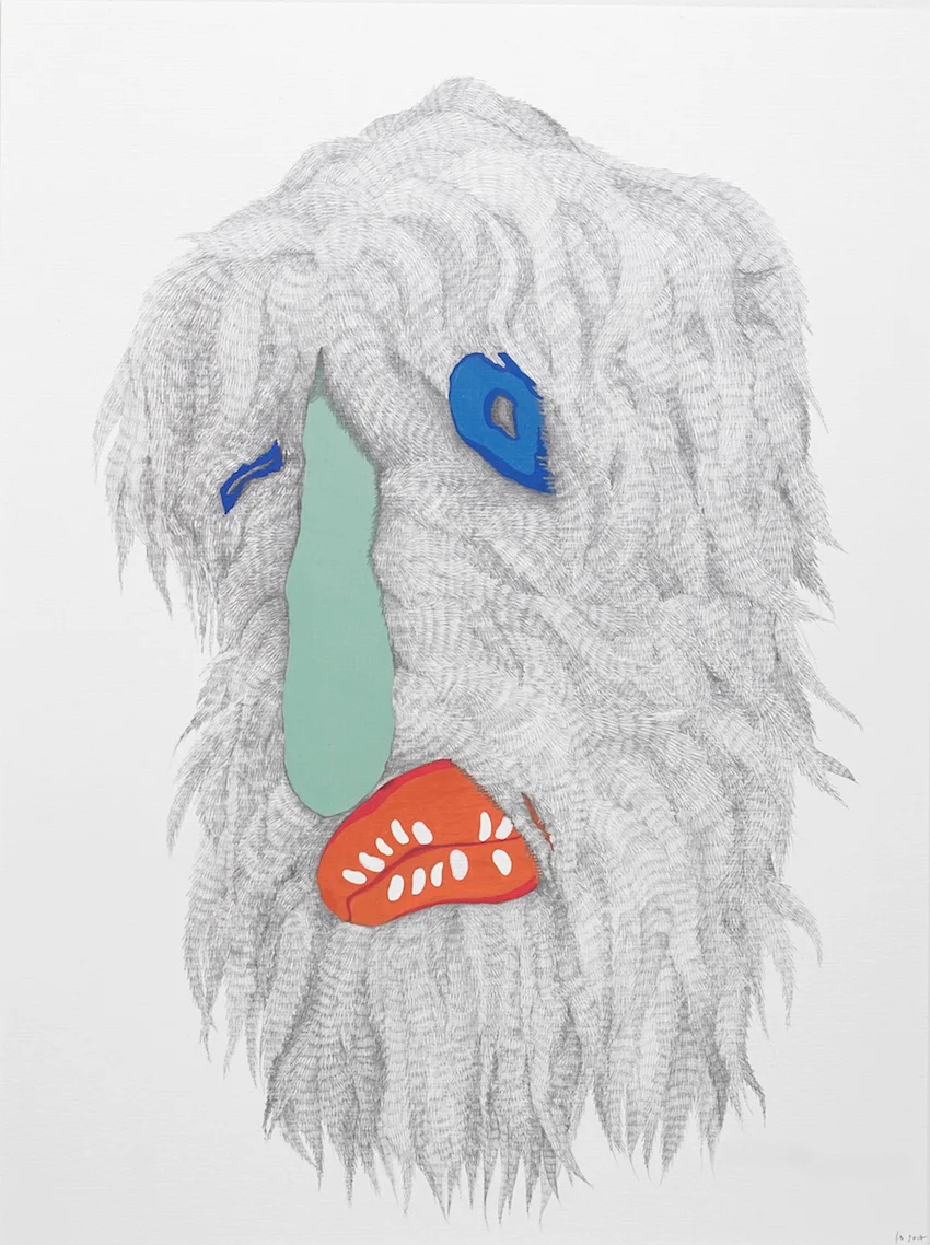 masque 1, série "les jours laids" 2017