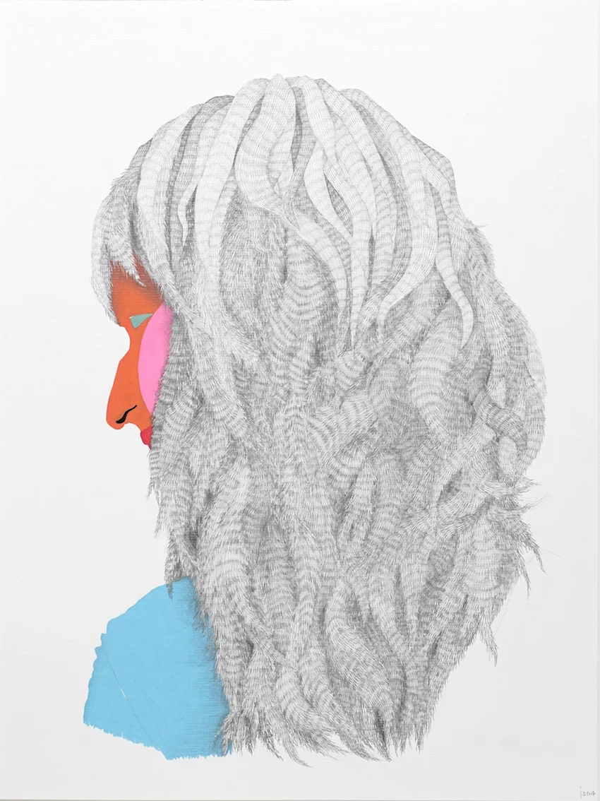 masque 2, série "les jours laids" 2017