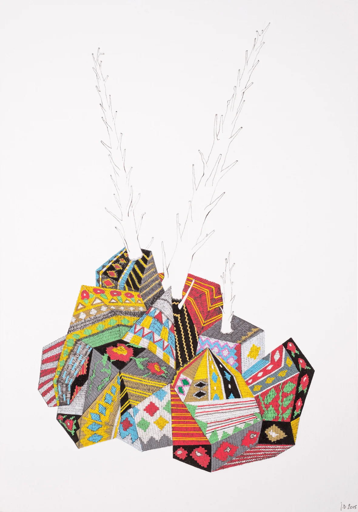trois, série "les cristaux" 2015