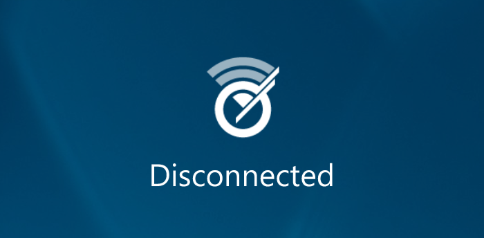 This is been shown if you are not connected!