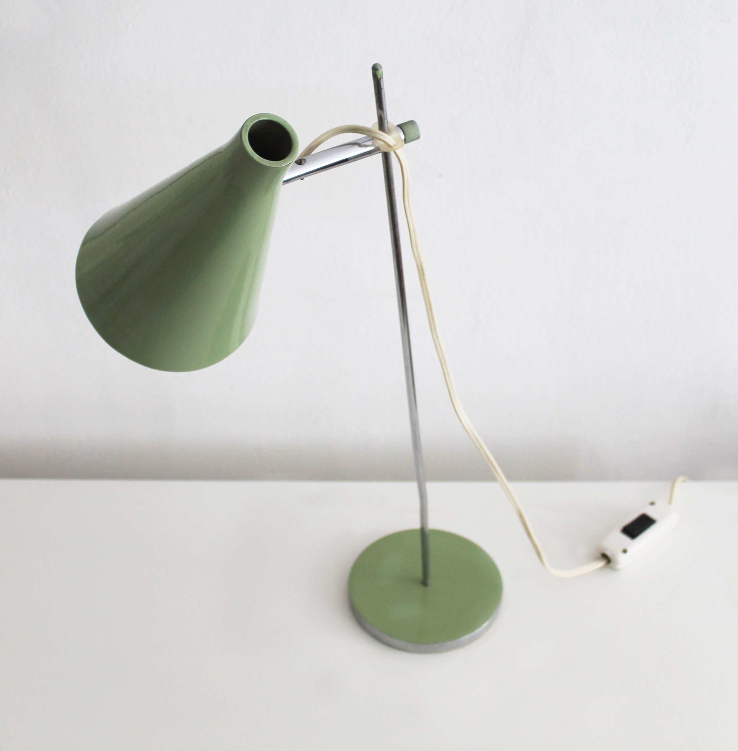 1960's Mid Century Modern Table Lamp by Josef Hurka for Lidokov