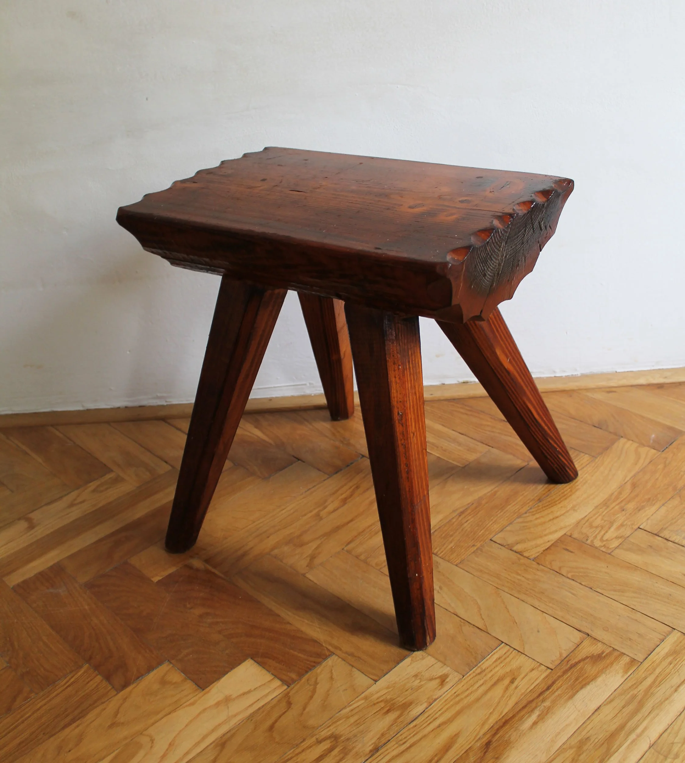 1970's Pair of solid oak stools (Copy)