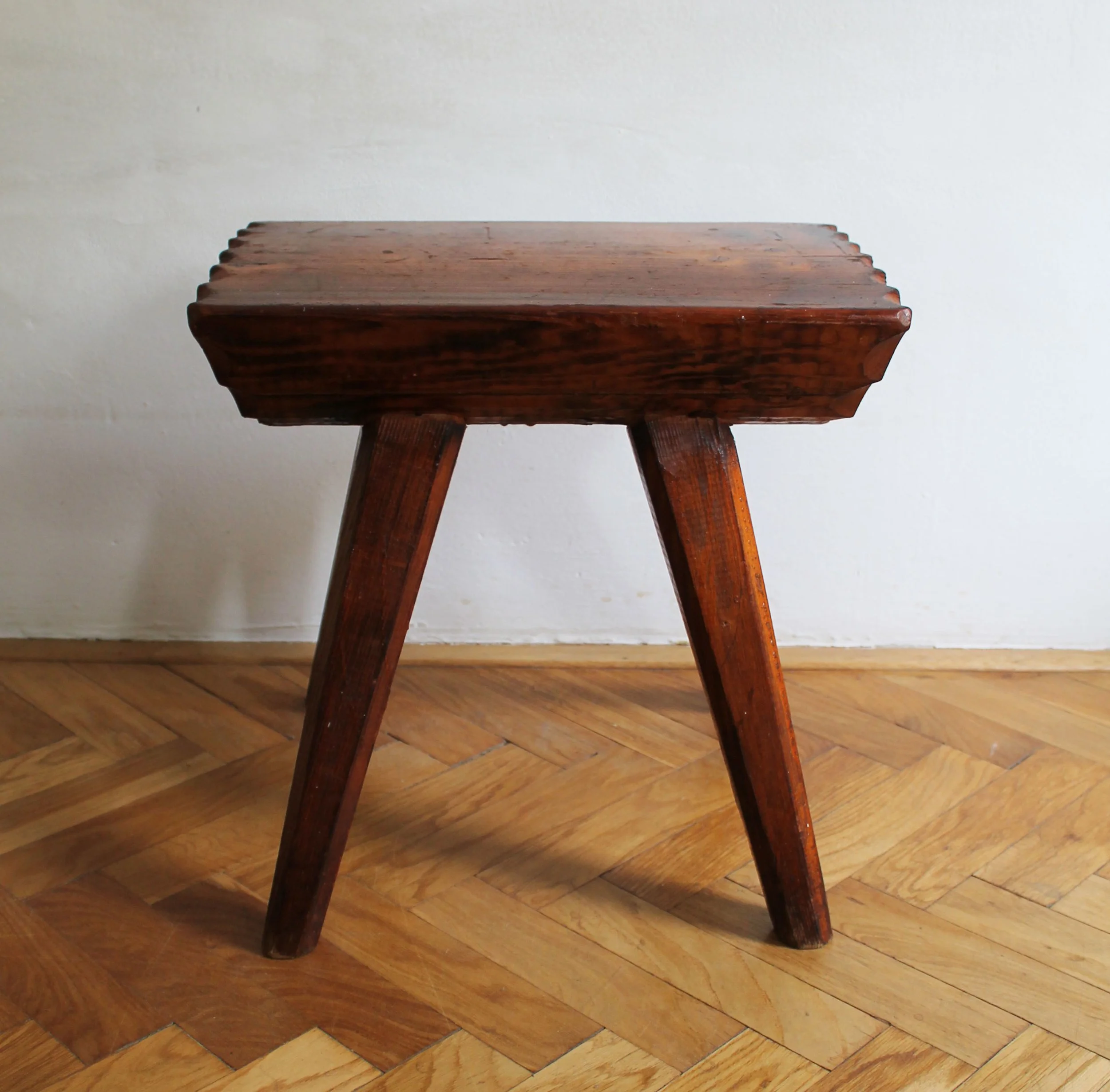 1970's Pair of solid oak stools (Copy)